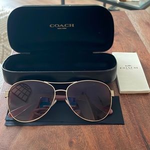 LIKE NEW COACH sunglasses